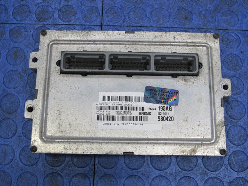 PROGRAMMED PLUG & PLAY 03 Jeep Liberty 3.7L ECM 56044195AG 195 PROG 44