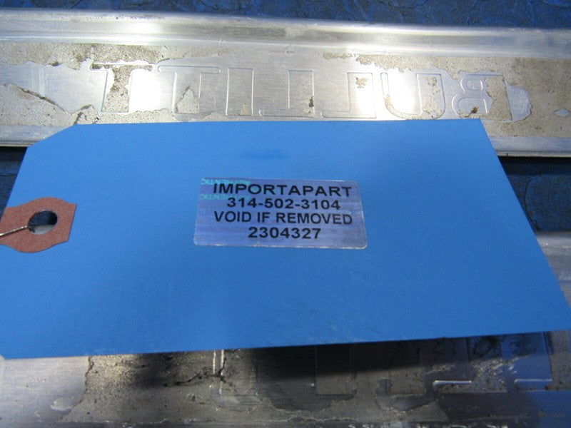 01 Ford Mustang GT Bullitt Left Right Aluminum Door Sill Scuff Plate P