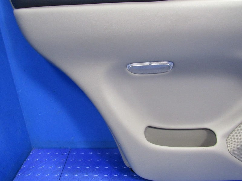 04-07 Lexus LX470 UZJ100 Rear Left LH Driver Door Panel Grey Leather 2