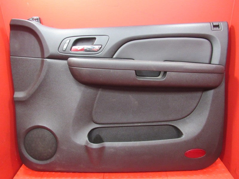 07-09 Yukon Tahoe Suburban Front Right Passenger Door Panel Ebony Blac