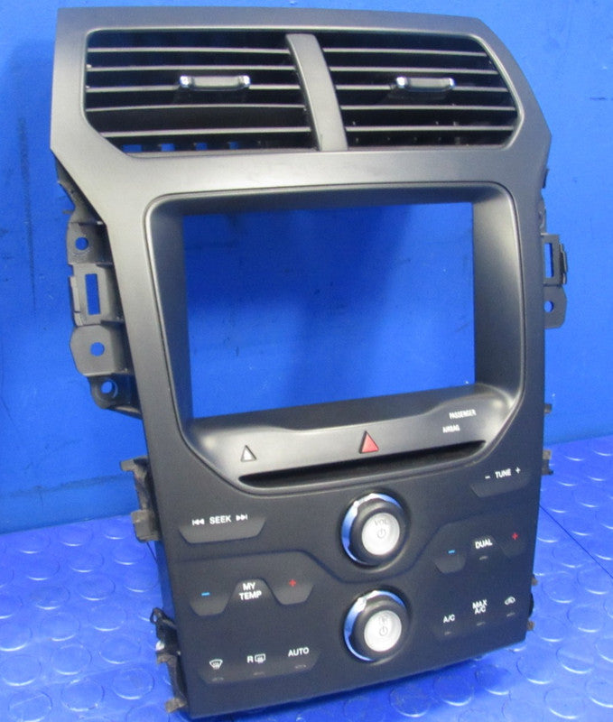 14-15 Ford Explorer 8" Climate Heater Radio Control Panel EB5T-18A802-