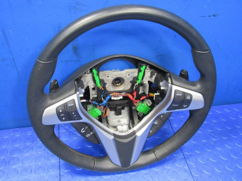 07-12 Acura RDX Black Leather Steering Wheel Cruise Phone Paddle Shift