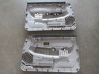 01-04 Toyota Tacoma Left Right Door Card Panel Set Power Windows Gray 