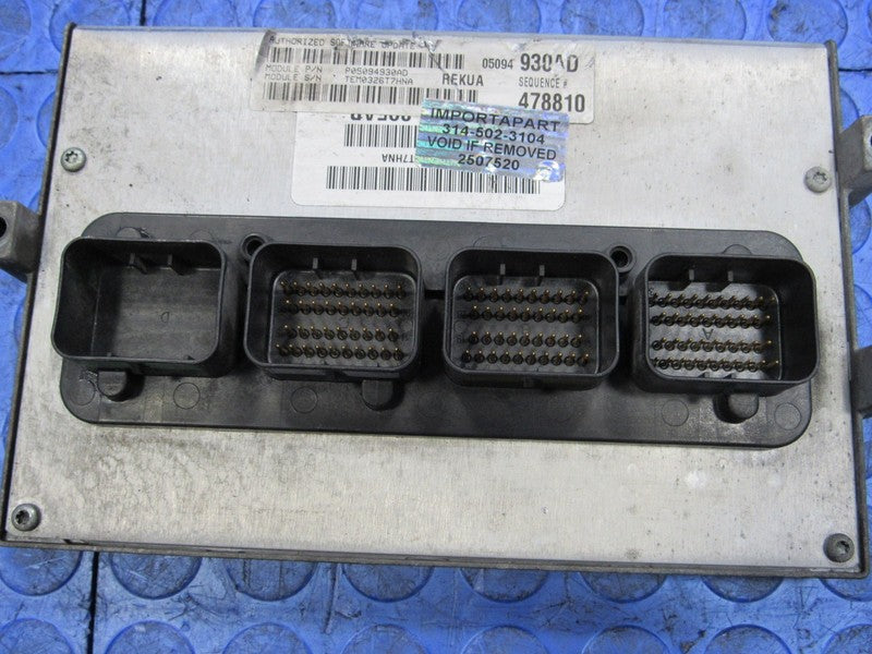 PLUG & PLAY 06 Grand Cherokee 3.7 V6 4x2 Engine Computer ECU 05094930 