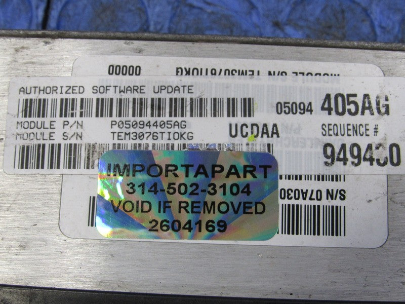 PROGRAMMED PLUG & PLAY 07 Dodge Ram 5.7 Hemi 4x4 ECM 05094405AG 405 PR