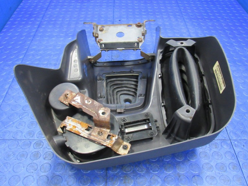 98-01 Dodge Ram Manual 4WD Floor Shifter Console Boot Cubby Cup Holder
