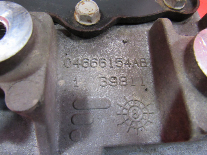 07-11 Jeep Wrangler JK 3.8L V6 Upper Adapter Lower Oil Pan 04666154AB 