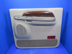 00-02 Ford Excursion Rear Right Passenger Inner Door Panel Wood Beige 