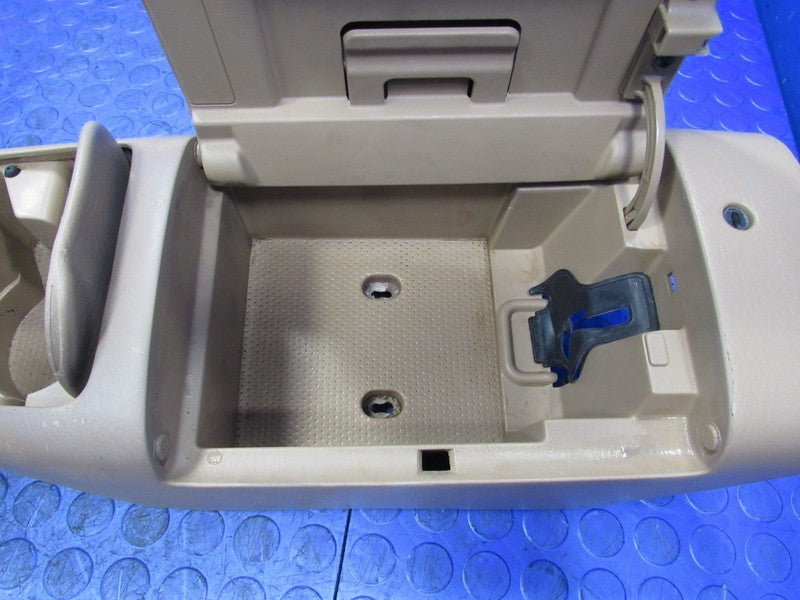 01-05 Mazda Miata MX5 MX-5 NB2 Center Console Armrest Cupholder Beige 