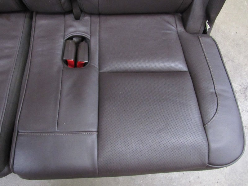 08-14 Cadillac Escalade Platinum Cocoa Brown Leather Third 3rd Row Sea