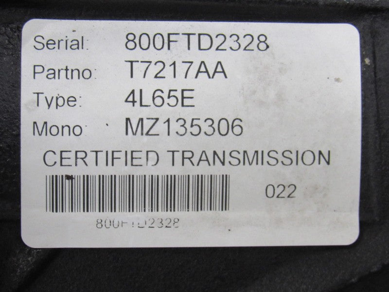 04 Escalade Yukon Denali 4L65E AWD 4-Speed Automatic Transmission M32 