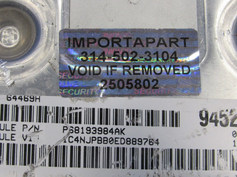 PROGRAMMED PLUG & PLAY 14 Compass Patriot 2.4L FWD ECM 68193984AK 984 