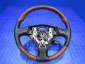 02-05 Lexus SC430 Steering Wheel Wood Grain Black Leather OEM 1533