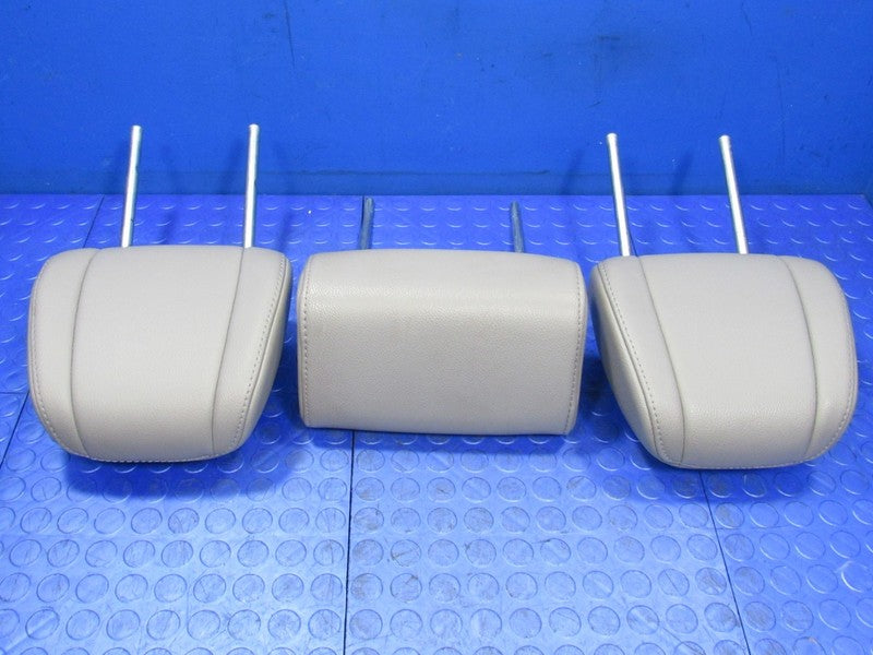 12-15 Honda Pilot Middle Row Seat Headrests Head Rest SET Gray Leather