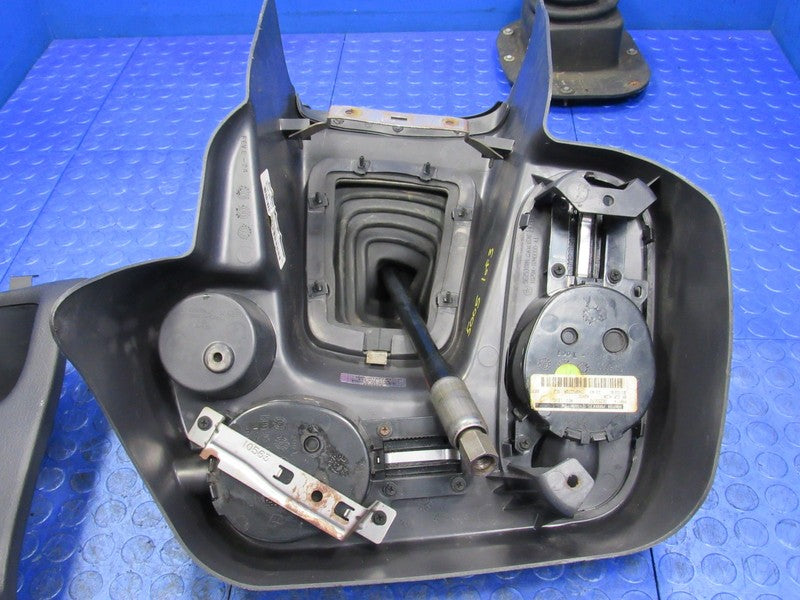 98-01 Dodge Ram Manual 2WD Floor Shifter Boot Console Bezel Cupholder 