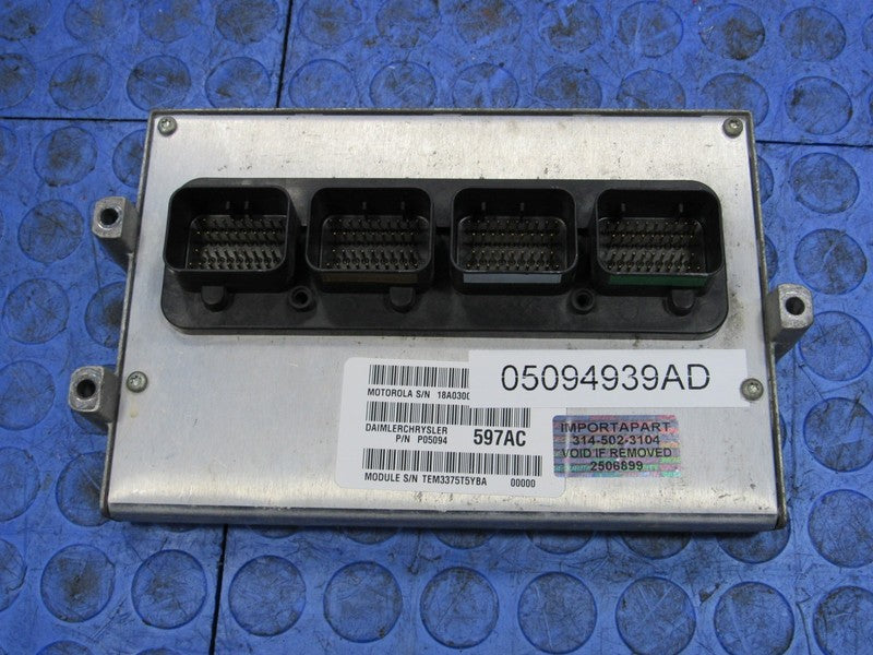 PROGRAMMED PLUG & PLAY 06 Jeep Liberty KJ 3.7L AT ECM 05094939AD 939 P