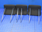 09-13 Honda Fit Rear Seat Headrests Head Rest SET of Three Black OEM 2