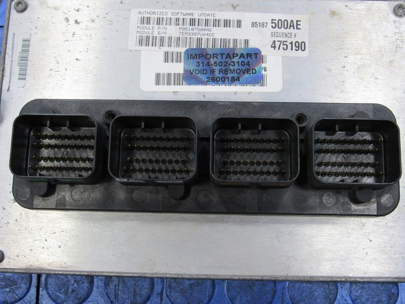 PLUG & PLAY 08 Aspen Durango 4.7L V8 4x2 Engine Computer ECU 05187500 