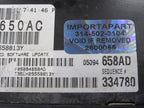 PROGRAMMED PLUG & PLAY 06 Caravan Town&Country 3.8L ECM 05094658AD 658