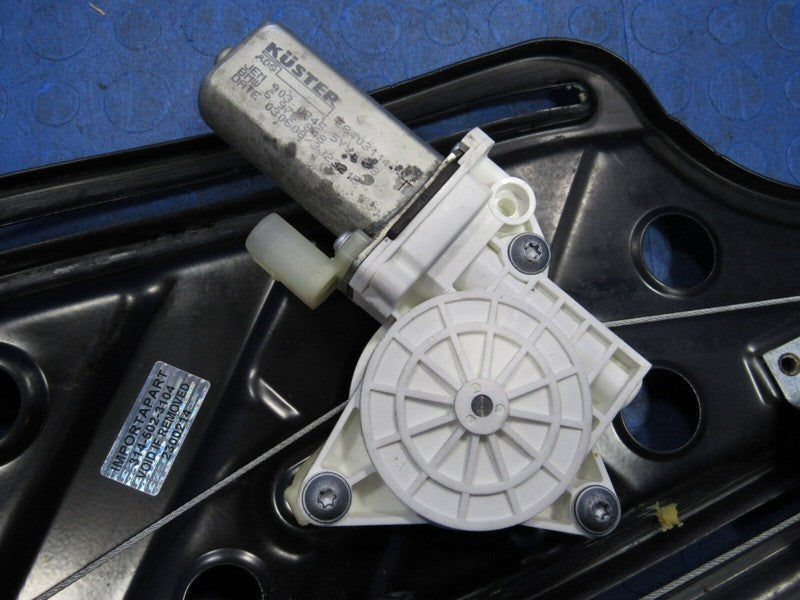 08-13 BMW 128i 135i E88 Convertible Right Rear Window Regulator Motor 