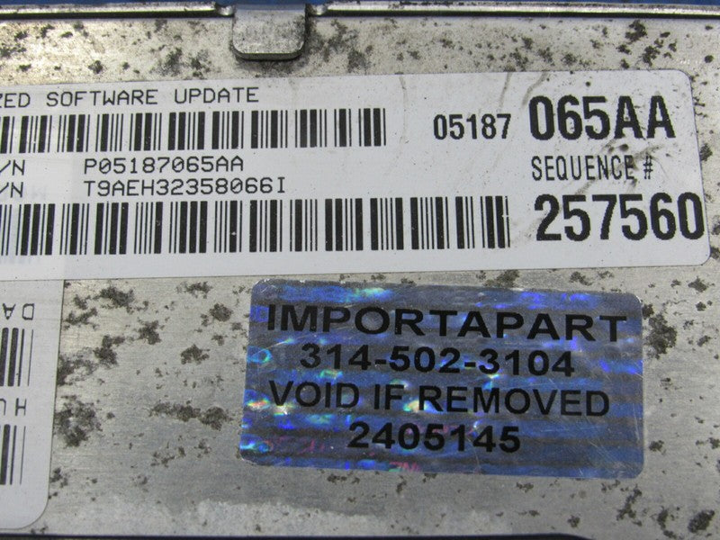 PROGRAMMED PLUG & PLAY 06 Charger Magnum 300 3.5L ECU 05187065AA 065 P