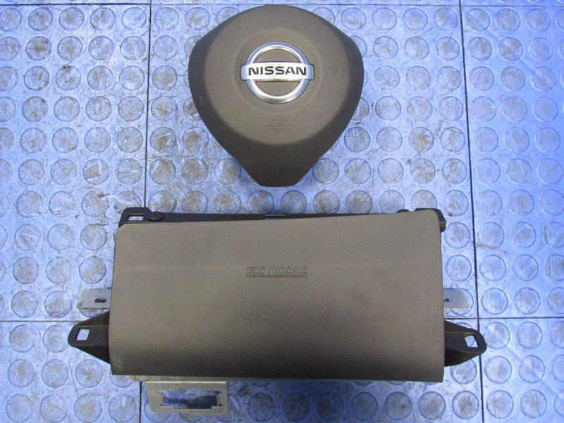 19-22 Nissan Altima Left Driver Side Airbag Set Steering Wheel Knee Bl