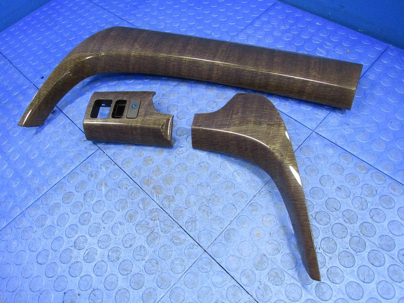 07-13 Acura MDX Wood Grain Dash Trim Finish Panel Garnish Molding Set 