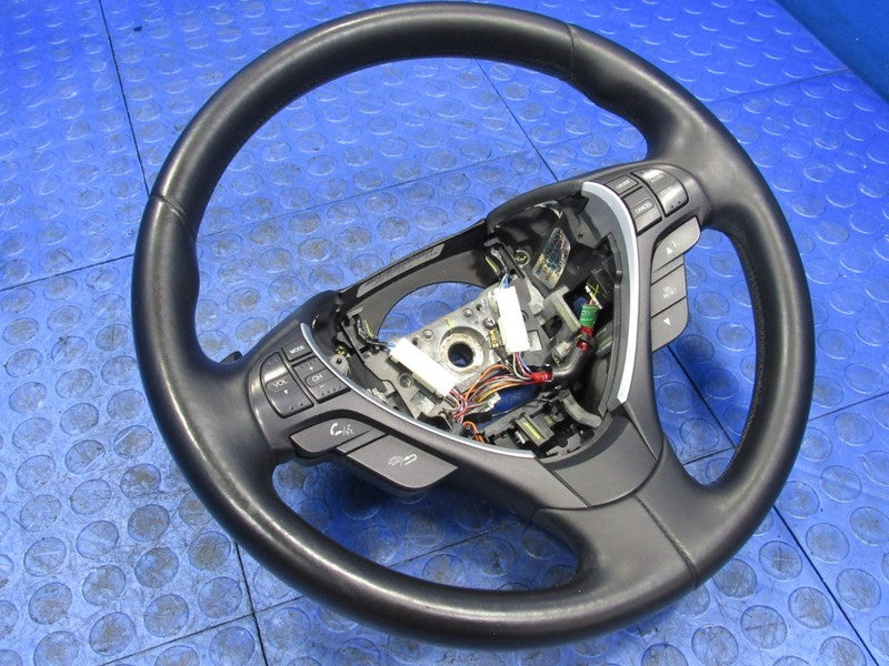 09-14 Acura TL 3.5L Black Leather Steering Wheel OEM Cruise Phone Swit