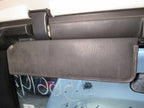 03-06 Jeep Wrangler Left LH Driver Side Sunvisor Sun Vsior Black W Lab
