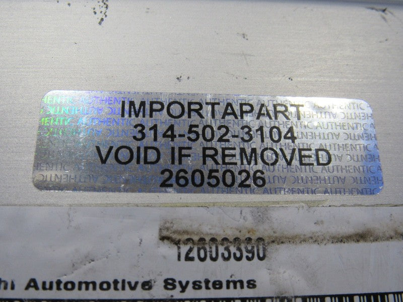 06 GTO Impala SSR Trailblazer V8 E40 ECU ECM PCM Engine Computer 12596