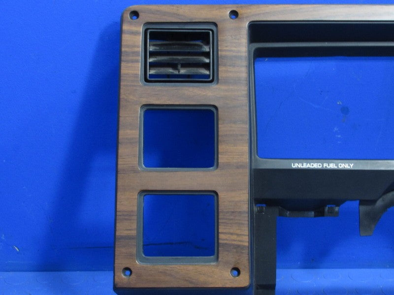 1987-1996 Dodge Dakota Instrument Cluster Dash Bezel Trim Panel Wood O