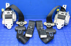 16-21 Honda Civic Sedan Front LH Driver RH Passenger Seat Belt SET Bla