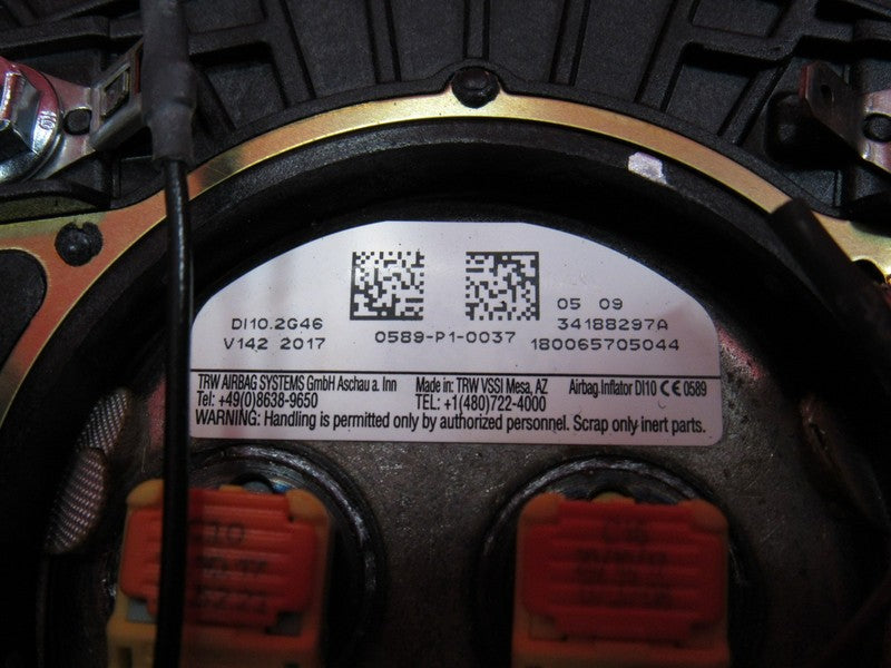 17-19 Ford Escape Driver Steering Wheel Mounted Airbag w/Sync Air Bag 