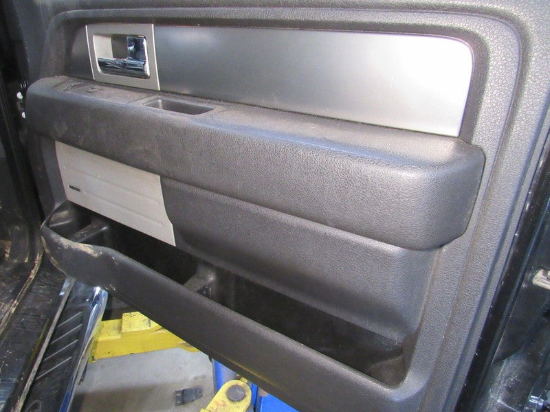 12-14 Ford F-150 Right RH Passenger Side Front Door Trim Panel Black