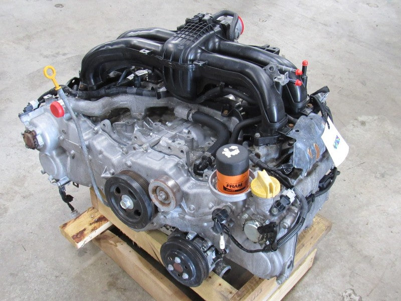 14-15 Subaru Forester 2.5L Engine Motor Assembly CVT PZEV FB25 167K 21