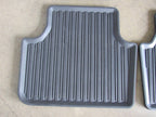 04-08 Acura TSX Original All-Season Black Rubber Floor Mats Set Liners