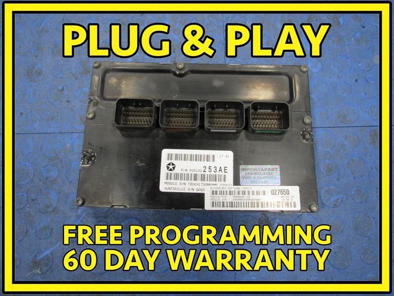 10 Caravan T & C 4.0 ECU ECM PCM Engine Computer Control 411 68050411A