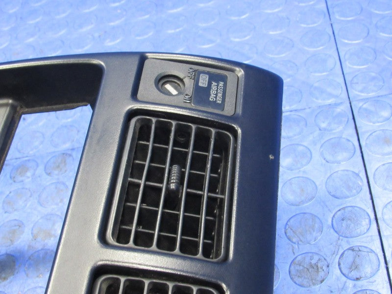 98-04 Toyota Tacoma Center Dash Climate Control Radio Bezel Trim Black