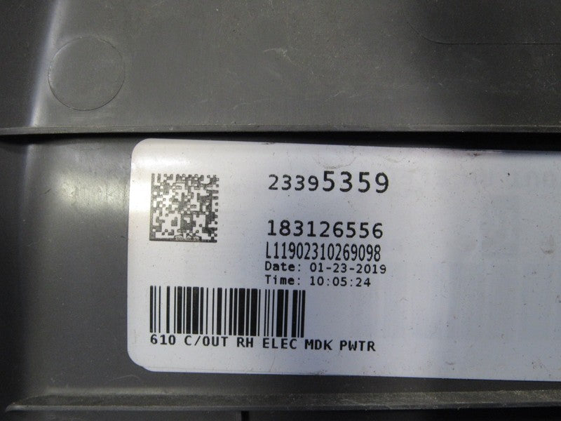 16-25 Express Savana 2500 3500 Right Pass Side RH Door Panel Pewter 46
