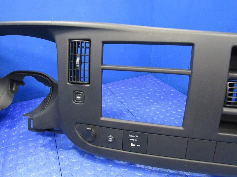 08-24 Chevrolet Express GMC Savana Gauge Dash Radio Climate Bezel Blac