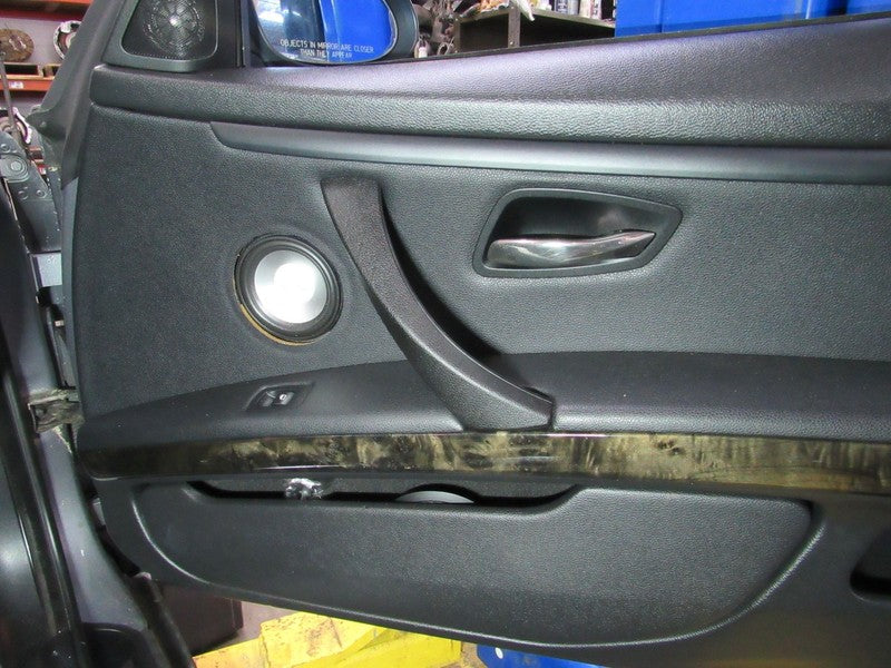 07-13 BMW 335 E92 Right RH Passenger Front Door Trim Panel Black MISSI