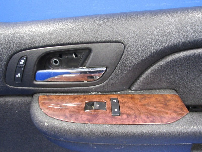 07-09 Yukon Tahoe Suburban Front Right Passenger Door Panel Ebony Blac