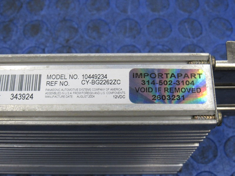 02-05 Chevrolet Monte Carlo Audio Radio Stereo Amplifier Amp OEM 10449