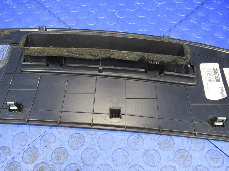 08-14 Dodge Challenger SRT8 Dash Defrost Upper Trim Panel Grille Dark 