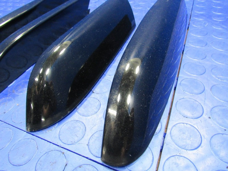03-06 Cadillac Escalade ESV Luggage Roof Rack Carrier End Caps Set Bla