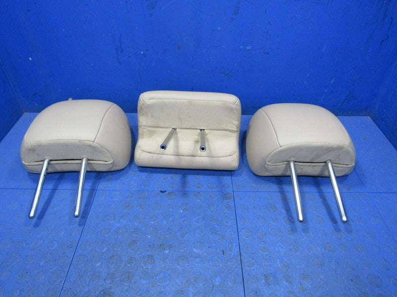 13-16 Nissan Pathfinder Rear 2nd Row Headrests Head Rests Set Tan Leat