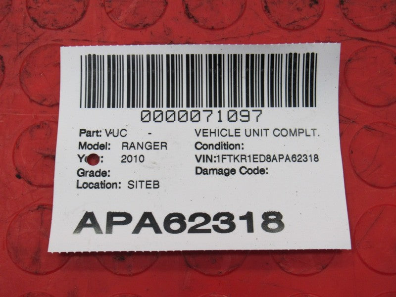 07-10 Ford Ranger 2.3L Duratec AT Engine Wire Wiring Harness Loom OEM 