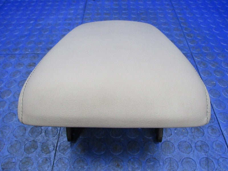 09-12 Toyota Venza Leather Center Armrest Console Lid OEM Light Gray 4