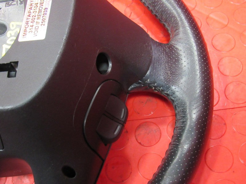 09-15 Honda Pilot Black Leather Steering Wheel OEM Cruise Phone Switch