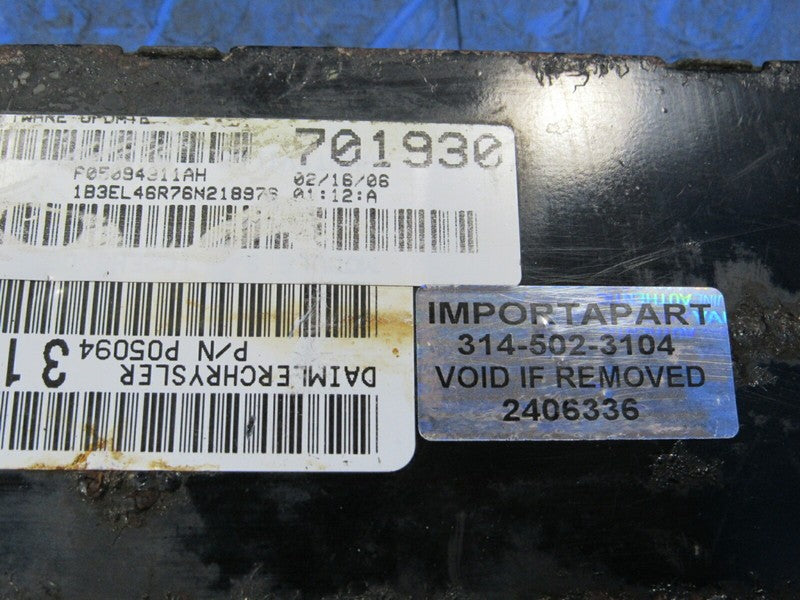 PROGRAMMED PLUG & PLAY 06 Stratus Sebring 2.7L V6 ECU 05094311AH 311 P